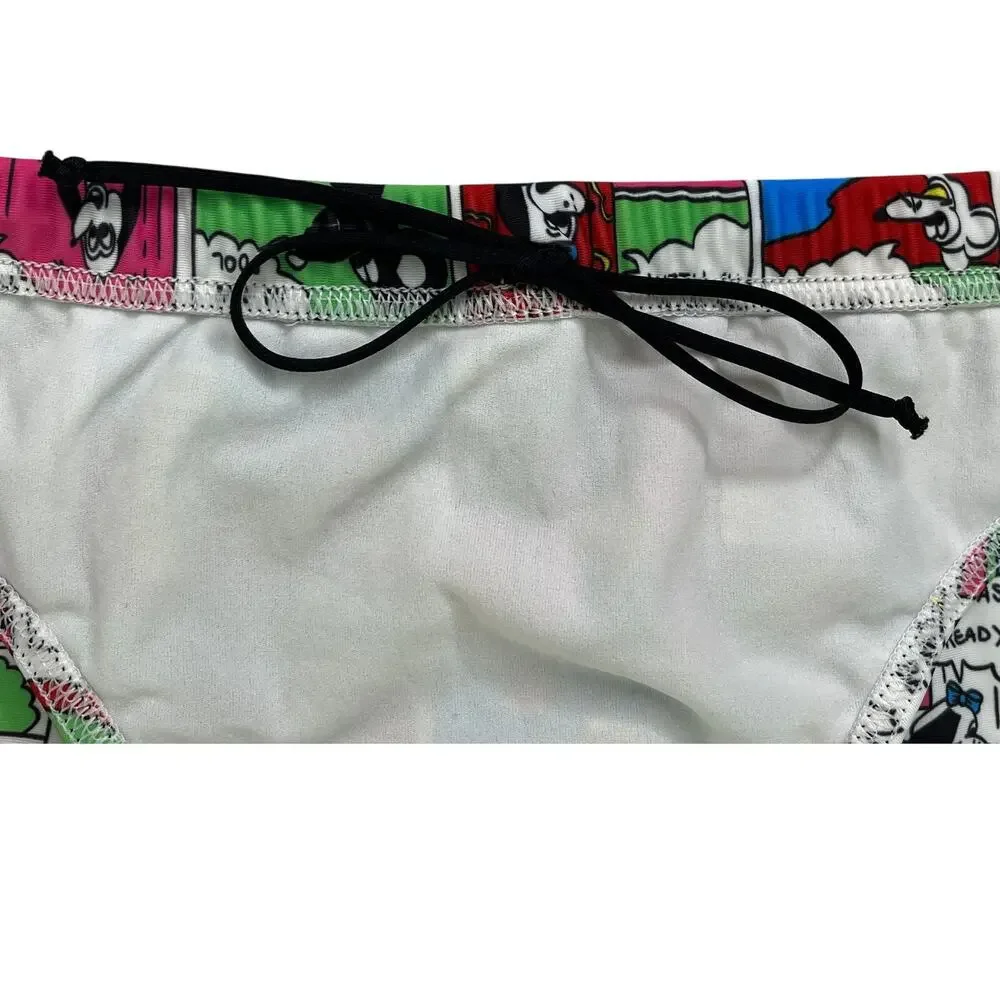4-98 MOSCHINO x JEREMY SCOTT Men's NWT Speedo Swimsuit Comics XL/US36/EU52